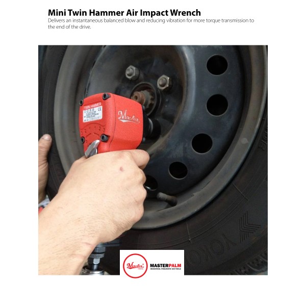 Master Palm Mini Light Weight Impact Wrench, 1/2&q...