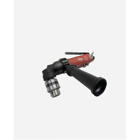 MPT-28490 Industrial 1/2" Keyed Jacobs Chuck 90 Degree Angle Drill With Side Handle, Low Profile Right Angle, 500 Rpm