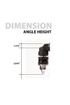 MPT-28490 Industrial 1/2" Keyed Jacobs Chuck 90 Degree Angle Drill With Side Handle, Low Profile Right Angle, 500 Rpm