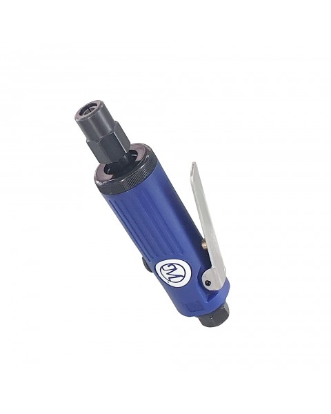 Master Palm Mini Composite Gearless Straight Pneumatic Air Die Grinder with 1/4 and 1/8 inch collets, 25000RPM