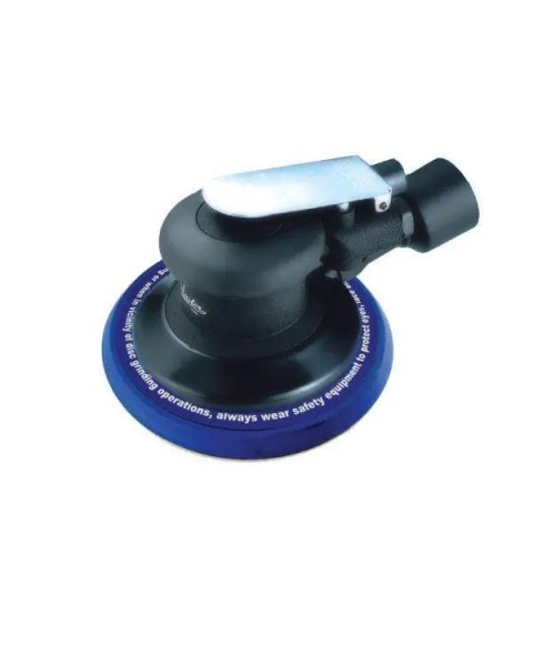 Master Palm 6"  Heavy Duty Dual Action Orbital Palm Pneumatic Air Sander With Central Dust Collect, 1.2hp, 11000 Rpm