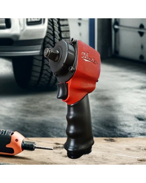 Master Palm Mini Light Weight Impact Wrench, 1/2" Square Drive, Max. 480 ft-lb