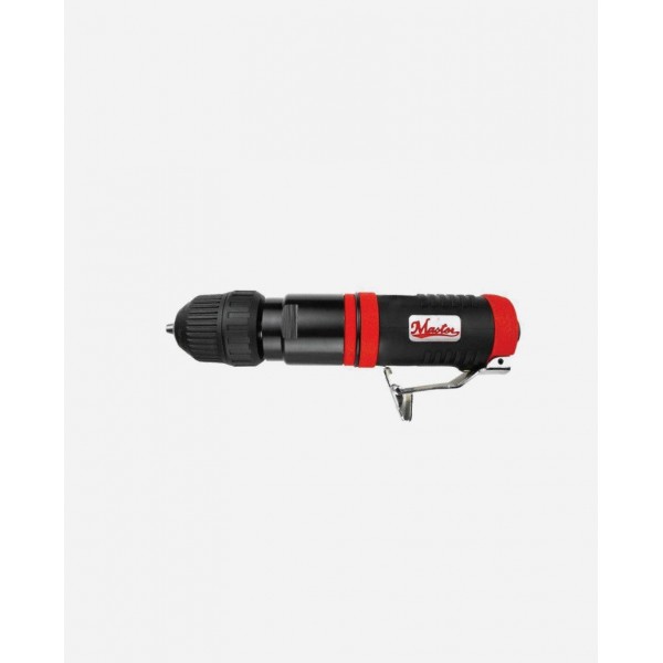 Industrial Heavy Duty 3/8" Straight Inline Air Drill, Jacobs Keyless Quick Change Chuck, 2500 Rpm, 0.9 Hp