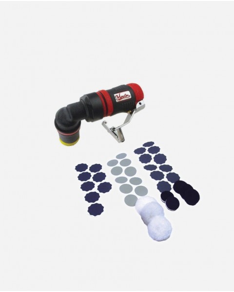 Low Profile Angle Palm Mini Right Angle Orbital Finger Sander Set