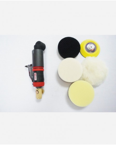 Master Palm 3"  Right Angle Gear Polisher And Buffer Set - Planetary Gear Set - 3000 Rpm