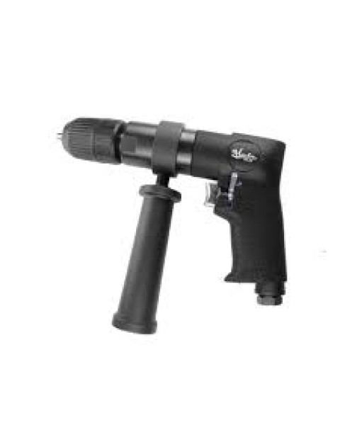 1/2 Inch Heavy-Duty Air Reversible Drill with Keyless Chuck - 450 rpm - 0.5HP